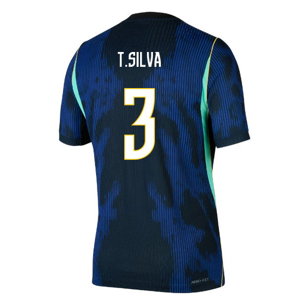 2026-2027 Brazil Match Away Jordan Aero-FIT Authentic Shirt (T.Silva 3)-SoccerKits Hub | Buy Soccer Jerseys Online